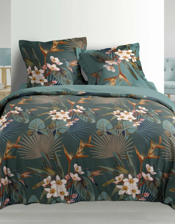 Blancheporte Parure De Lit Hibiscus – Percale Coton 1