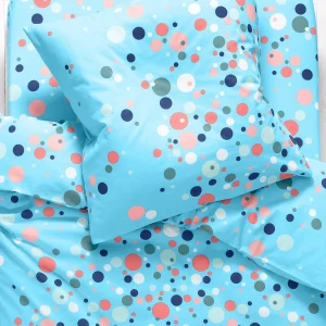 Blancheporte Linge De Lit Enfant Pétillant – Coton Imprimé Bulles Multicolores 10