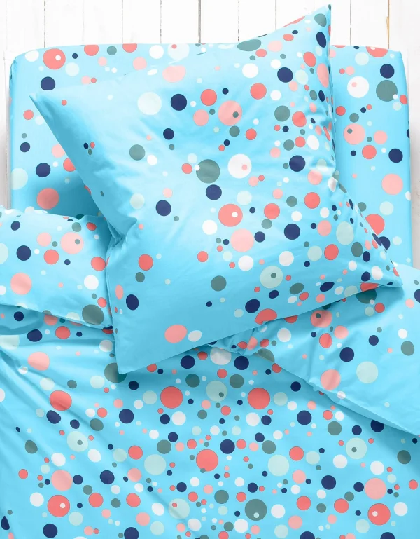 Blancheporte Linge De Lit Enfant Pétillant – Coton Imprimé Bulles Multicolores 3