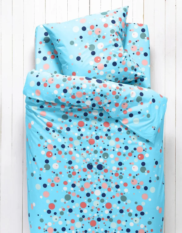 Blancheporte Linge De Lit Enfant Pétillant – Coton Imprimé Bulles Multicolores 4