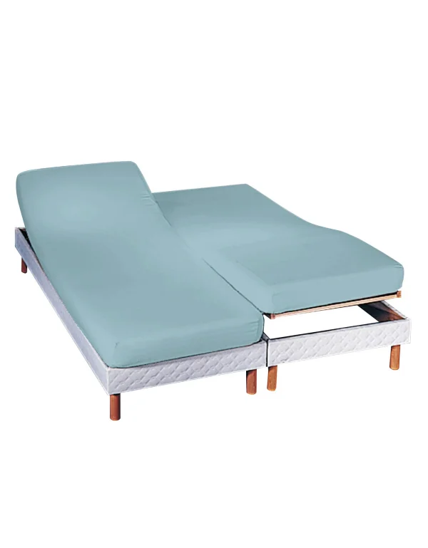 Blancheporte Drap-housse Uni Sommier Articulé Jersey Bonnets 27 Cm 1