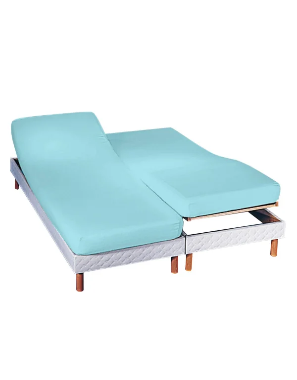 Blancheporte Drap-housse Uni Sommier Articulé Jersey Bonnets 27 Cm 1