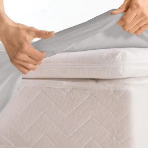 Blancheporte Drap-housse Uni Sommier Articulé Polyester-coton Bonnets 26 Cm 7