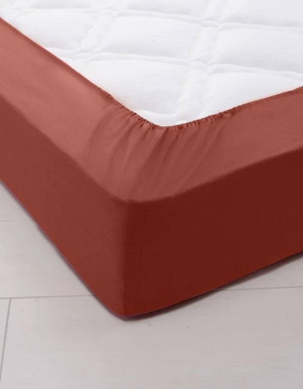Blancheporte Drap-housse Uni Coton Bonnet 32 Cm 1