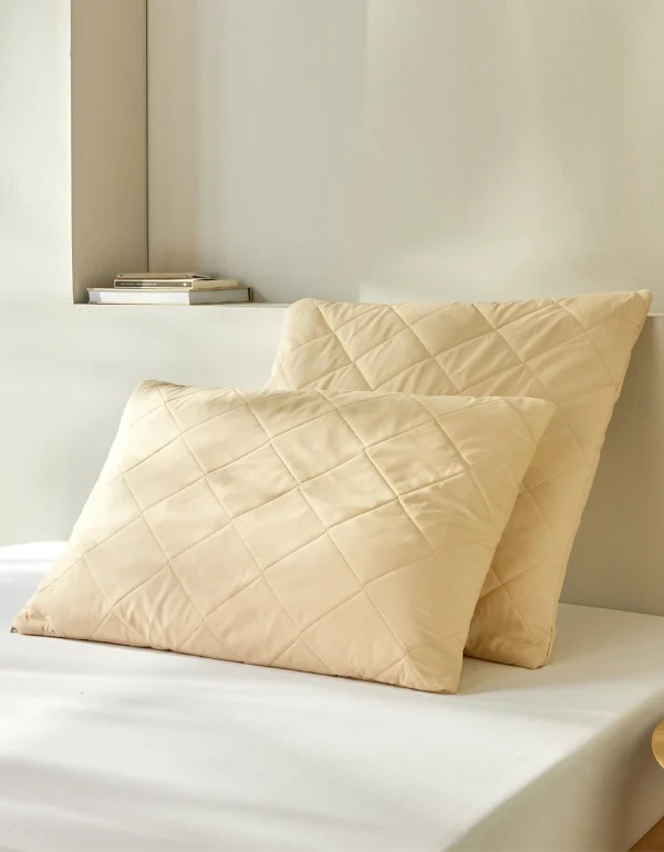 Blancheporte Oreiller Matelassé Laine Qualité Supérieure Confort Ferme 1
