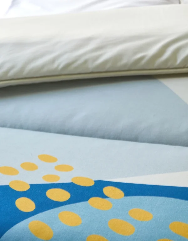 Blancheporte Couette Coton Imprimé Galet 400g/m² 5