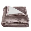 Blancheporte Couverture Chaude Polaire Sherpa Bicolore 10
